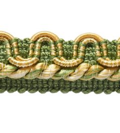 Lezardes Crete Gimp 13mm Trimming by Houles Pois Lezardes Crete Gimp 13mm Trimming by Houles Pois
