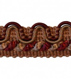 Lezardes Crete Gimp 13mm Trimming by Houles Rouge Opera Lezardes Crete Gimp 13mm Trimming by Houles Rouge Opera