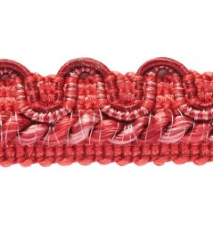 Lezardes Crete Gimp 13mm Trimming by Houles Rouge Lezardes Crete Gimp 13mm Trimming by Houles Rouge