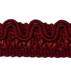 Lezardes Crete Gimp 13mm Trimming by Houles Vermillon Lezardes Crete Gimp 13mm Trimming by Houles Vermillon