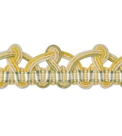 Lezardes Embellished Gimp 18mm Trimming by Houles Jonquille Lezardes Embellished Gimp 18mm Trimming by Houles Jonquille