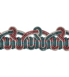 Lezardes Embellished Gimp 18mm Trimming by Houles Rubis Lezardes Embellished Gimp 18mm Trimming by Houles Rubis