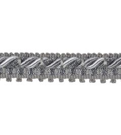 Lezardes Gimp 14mm Trimming by Houles Gris Metal Lezardes Gimp 14mm Trimming by Houles Gris Metal