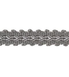 Lezardes Straight Gimp 11mm Trimming by Houles Anthracite Lezardes Straight Gimp 11mm Trimming by Houles Anthracite