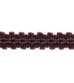 Lezardes Straight Gimp 11mm Trimming by Houles Aubergine Lezardes Straight Gimp 11mm Trimming by Houles Aubergine