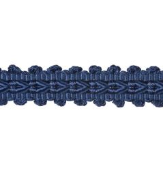 Lezardes Straight Gimp 11mm Trimming by Houles Bleu Cobalt Lezardes Straight Gimp 11mm Trimming by Houles Bleu Cobalt