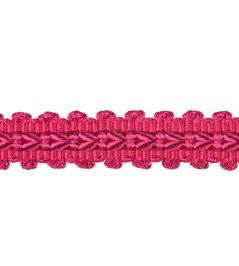 Lezardes Straight Gimp 11mm Trimming by Houles Fuschia Lezardes Straight Gimp 11mm Trimming by Houles Fuschia