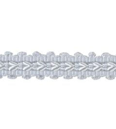 Lezardes Straight Gimp 11mm Trimming by Houles Silver Lezardes Straight Gimp 11mm Trimming by Houles Silver