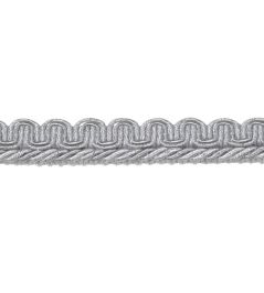 Lezardes Thin Gimp 10mm Trimming by Houles Argent Lezardes Thin Gimp 10mm Trimming by Houles Argent