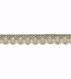 Lezardes Thin Gimp 10mm Trimming by Houles Blanc Hermine Lezardes Thin Gimp 10mm Trimming by Houles Blanc Hermine