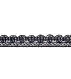 Lezardes Thin Gimp 10mm Trimming by Houles Graphite Lezardes Thin Gimp 10mm Trimming by Houles Graphite