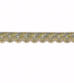 Lezardes Thin Gimp 10mm Trimming by Houles Jaune Celeste Lezardes Thin Gimp 10mm Trimming by Houles Jaune Celeste