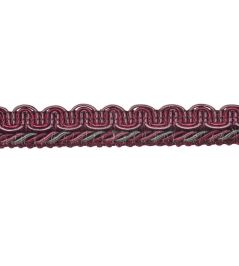 Lezardes Thin Gimp 10mm Trimming by Houles Prune Lezardes Thin Gimp 10mm Trimming by Houles Prune