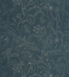 Lightness Wallpaper by Caselio Bleu Or Lightness Wallpaper by Caselio Bleu Or