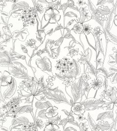 Lightness Wallpaper by Caselio Noir Lightness Wallpaper by Caselio Noir