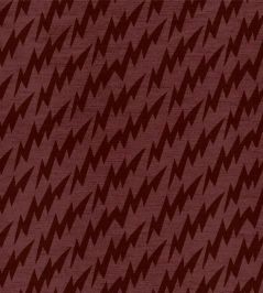 Lightning Bolts Fabric by Ottoline Burgundy Lightning Bolts Fabric by Ottoline Burgundy