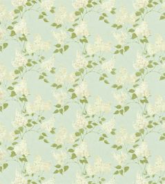 Lilacs Fabric by Sanderson Duck Egg/Ivory Lilacs Fabric by Sanderson Duck Egg/Ivory