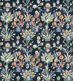 Lilia Print Fabric by Thibaut Ebony Lilia Print Fabric by Thibaut Ebony