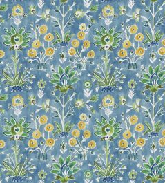 Lilia Print Fabric by Thibaut Sky Lilia Print Fabric by Thibaut Sky