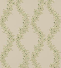 Liliana Wallpaper by Colefax and Fowler Leaf Green Liliana Wallpaper by Colefax and Fowler Leaf Green