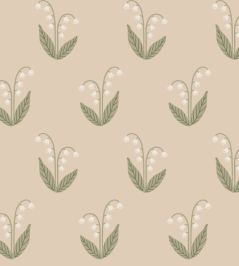 Lilly Wallpaper by Sandberg Blush Lilly Wallpaper by Sandberg Blush