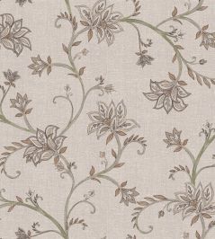 Lily Wallpaper by Coordonne Ecru Lily Wallpaper by Coordonne Ecru