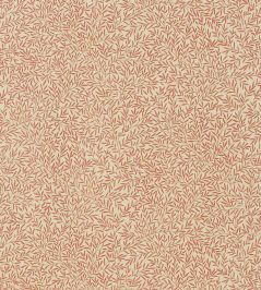 Lily Leaf Fabric by Morris & Co Red Lily Leaf Fabric by Morris & Co Red