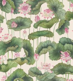 Lily Lotus Wallpaper by Cole & Son Pink & White Lily Lotus Wallpaper by Cole & Son Pink & White