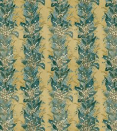 Lily Stripe Fabric by Zoffany Tuscan Yellow Lily Stripe Fabric by Zoffany Tuscan Yellow