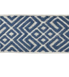 Lima Guipure Braid 65mm Trimming by Houles Indigo Lima Guipure Braid 65mm Trimming by Houles Indigo