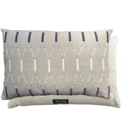 Lima Cushion 60 x 40cm by William Yeoward Heather Lima Cushion 60 x 40cm by William Yeoward Heather
