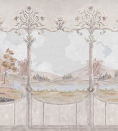 Limestone View Mural by Coordonne Autumn Limestone View Mural by Coordonne Autumn