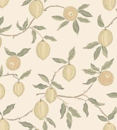 Limone Wallpaper by Sandberg Yellow Limone Wallpaper by Sandberg Yellow