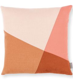 Linara Patchwork Cushion 50 x 50cm by Romo Russet Linara Patchwork Cushion 50 x 50cm by Romo Russet