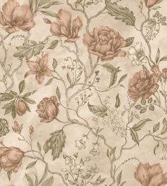 Linda Wallpaper by Sandberg Blush Linda Wallpaper by Sandberg Blush