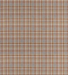 Lindisfarne Plaid Fabric by Mulberry Home Fawn/Aqua Lindisfarne Plaid Fabric by Mulberry Home Fawn/Aqua