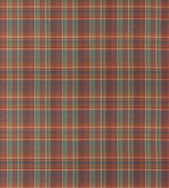 Lindisfarne Plaid Fabric by Mulberry Home Red/Teal Lindisfarne Plaid Fabric by Mulberry Home Red/Teal