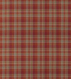 Lindisfarne Plaid Fabric by Mulberry Home Russet Lindisfarne Plaid Fabric by Mulberry Home Russet
