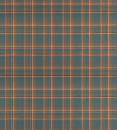Lindisfarne Plaid Fabric by Mulberry Home Teal Lindisfarne Plaid Fabric by Mulberry Home Teal