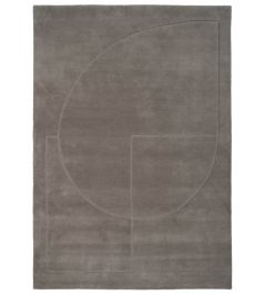 Lineal Poem Rug by Linie Design Grey Lineal Poem Rug by Linie Design Grey