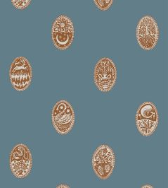 Linear Cameos Wallpaper by Josephine Munsey Little Ponds, Dinky and Dew Linear Cameos Wallpaper by Josephine Munsey Little Ponds, Dinky and Dew