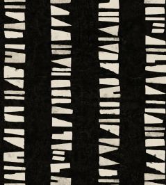 Linear Footprints Wallpaper by Tres Tintas Black Linear Footprints Wallpaper by Tres Tintas Black