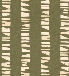 Linear Footprints Wallpaper by Tres Tintas Green Linear Footprints Wallpaper by Tres Tintas Green