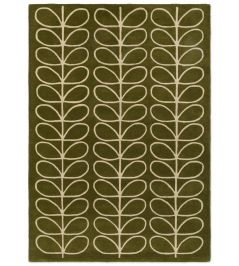 Linear Stem Rug by Orla Kiely Olive Linear Stem Rug by Orla Kiely Olive