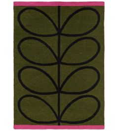 Linear Stem Outdoor Rug by Orla Kiely Olive Linear Stem Outdoor Rug by Orla Kiely Olive