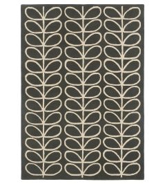 Linear Stem Rug by Orla Kiely Slate Linear Stem Rug by Orla Kiely Slate