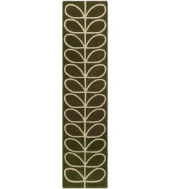Linear Stem Runner Rug by Orla Kiely Olive Linear Stem Runner Rug by Orla Kiely Olive