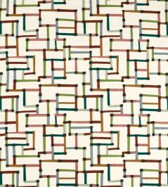 Lineas Fabric by Harlequin Forest/Azul/Blush Lineas Fabric by Harlequin Forest/Azul/Blush