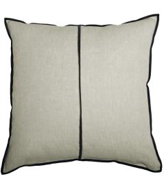 Linen Cushion by Maison Casamance Argile Linen Cushion by Maison Casamance Argile