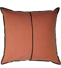 Linen Cushion by Maison Casamance Blush Linen Cushion by Maison Casamance Blush